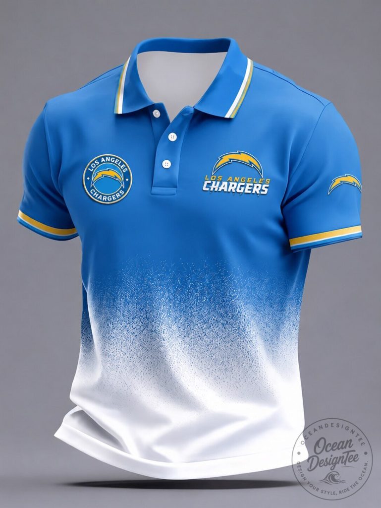 Los Angeles Chargers Football Team Polo Shirt