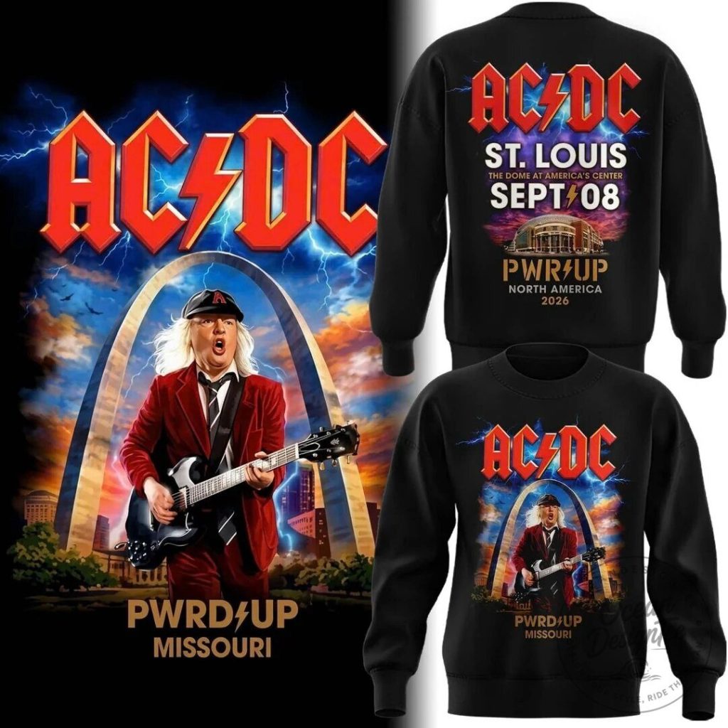 _ LA x BTS ARIRANG World Tour Hollow Tank Top Legging Set 7 AC/DC Power Up Tour St. Louis 2026 Concert Black Sweatshirt