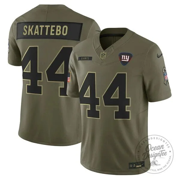 Royal Blue Football Jersey for New York Giants featuring Cameron Skattebo 21 Royal Blue Football Jersey for New York Giants featuring Cameron Skattebo