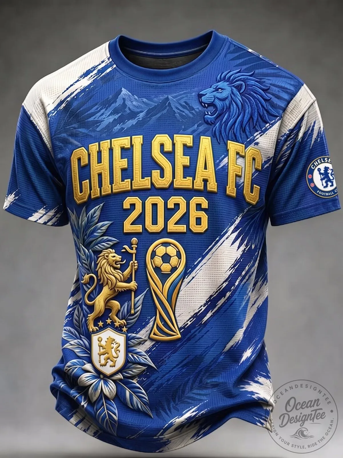 Chelsea Football Club 2026 Lion Crest Blue Soccer Jersey