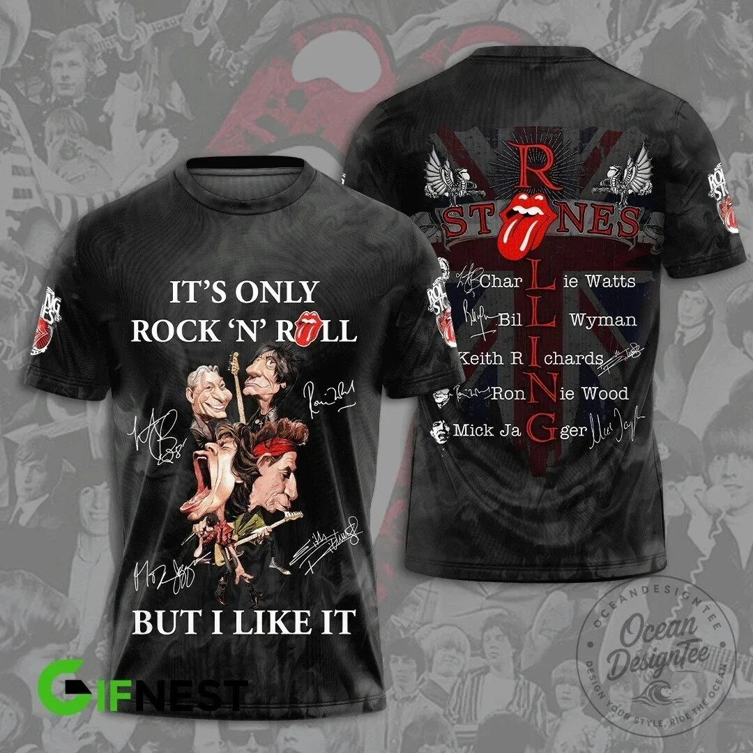 It's Only Rock 'n' Roll But I Like It T-Shirt featuring The Rolling Stones Band