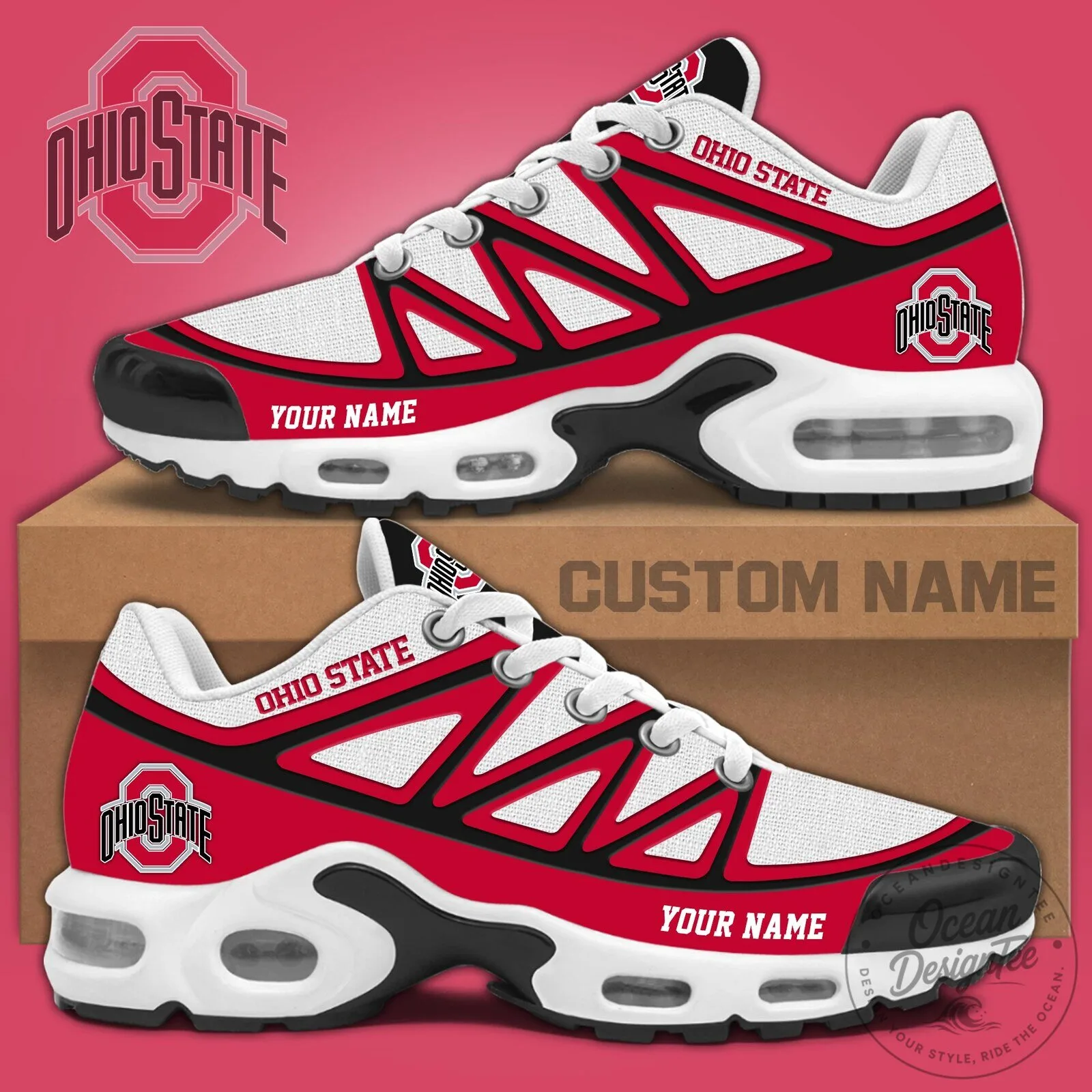 Custom Sneakers Ohio State 2026 Edition