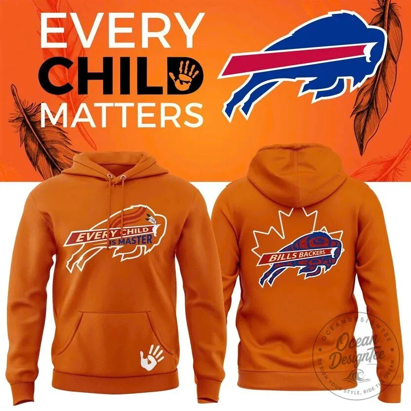 Buffalo Bills Every Child Matters Orange Day Pullover Hoodie