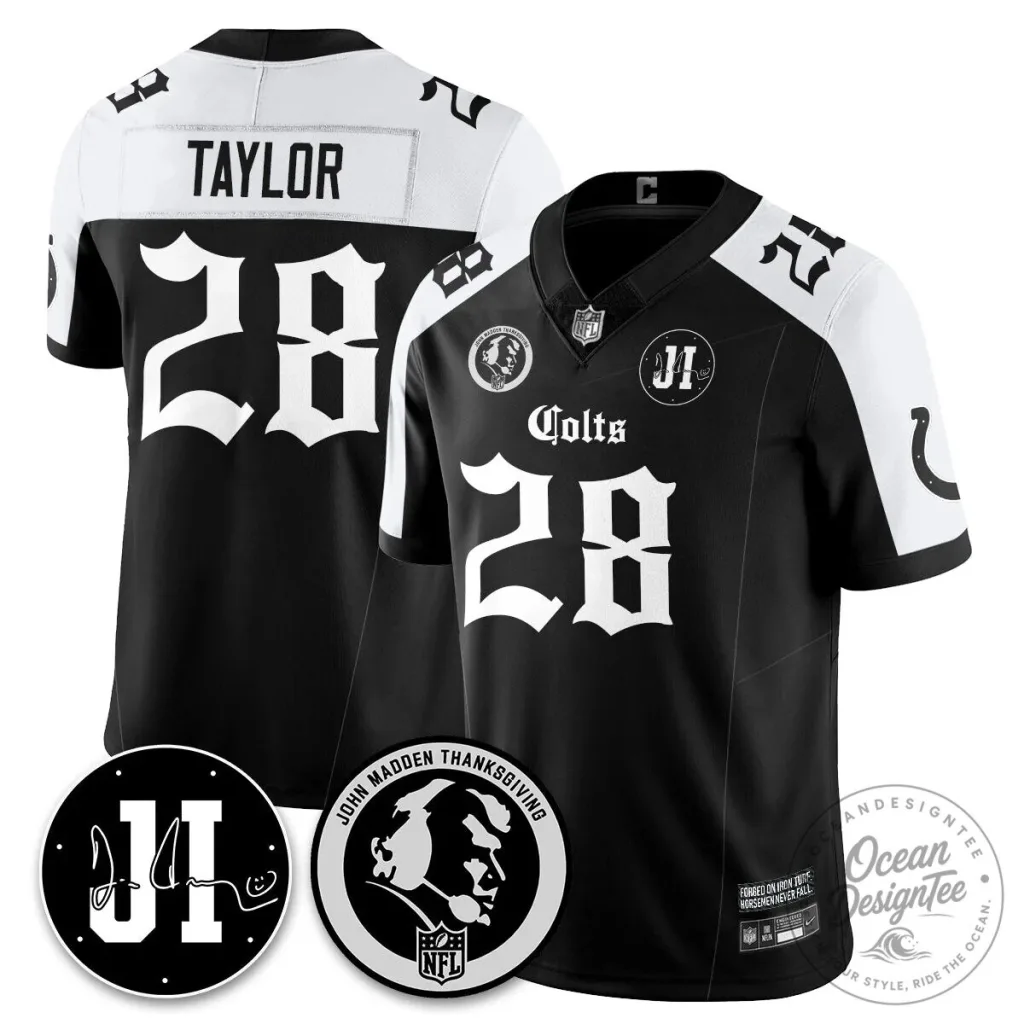 John Madden Thanksgiving Indianapolis Colts Football Jersey John Madden Thanksgiving Indianapolis Colts Football Jersey