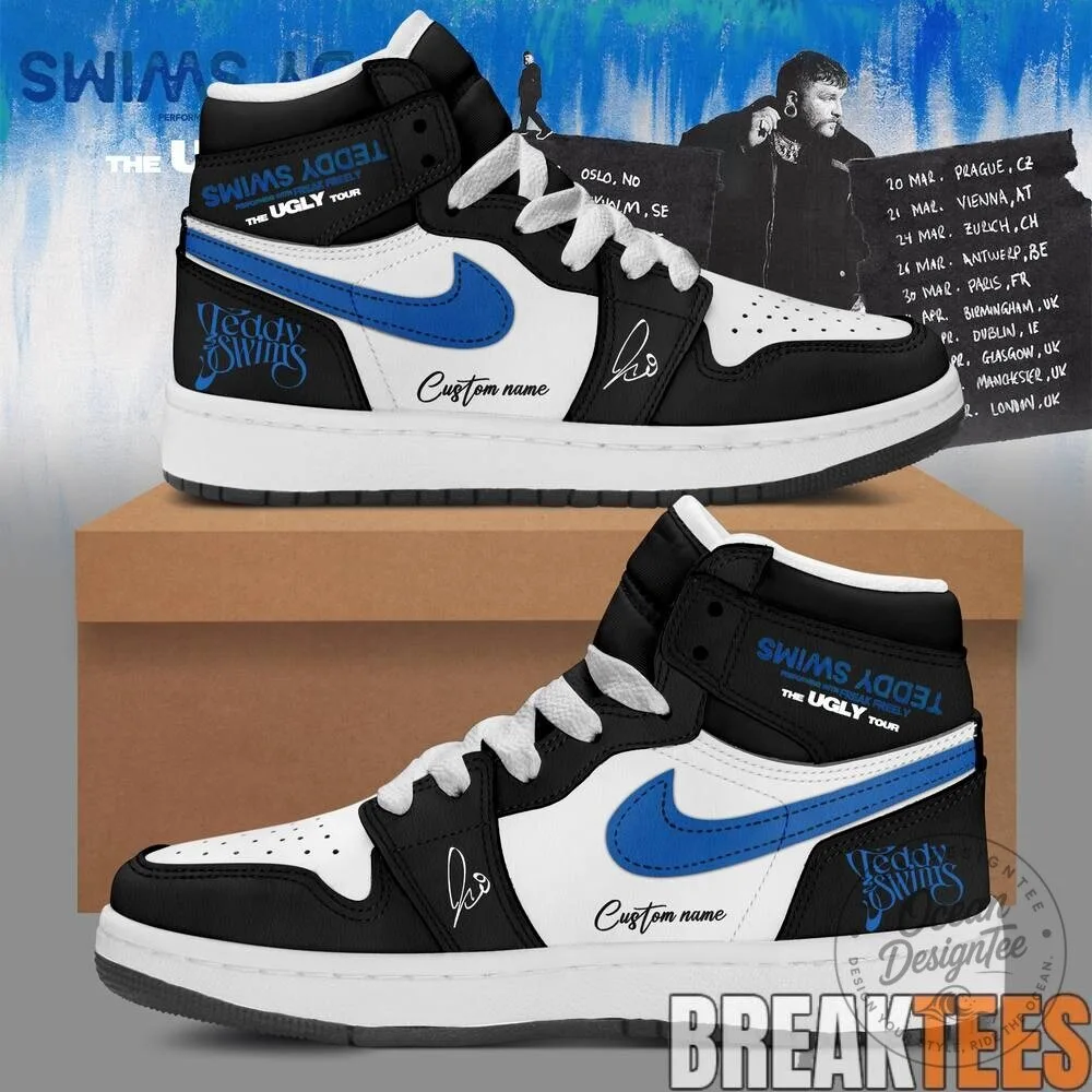 Teddy Swims The Ugly Tour 2026 Custom High Top Sneakers