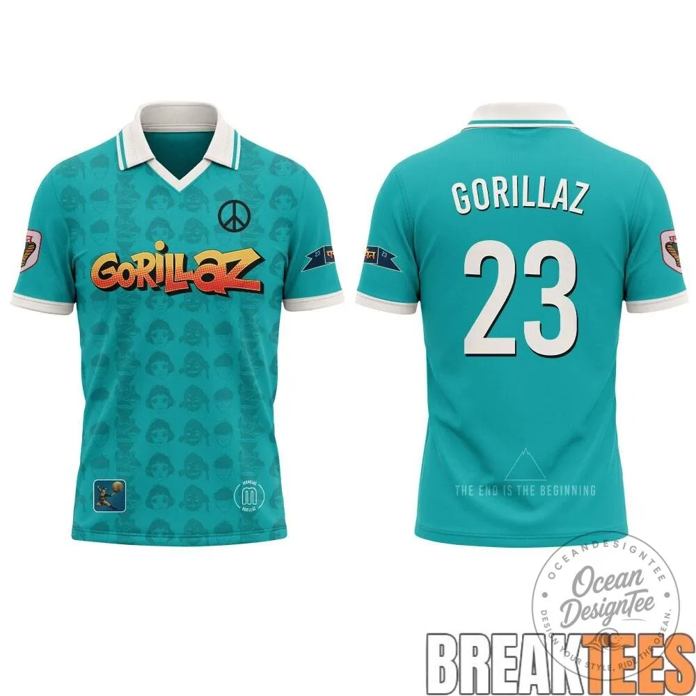 Gorillaz The Mountain Tour 2026 Band Music Graphic Print Polo Shirt 7 Gorillaz The Mountain Tour 2026 Band Music Graphic Print Polo Shirt
