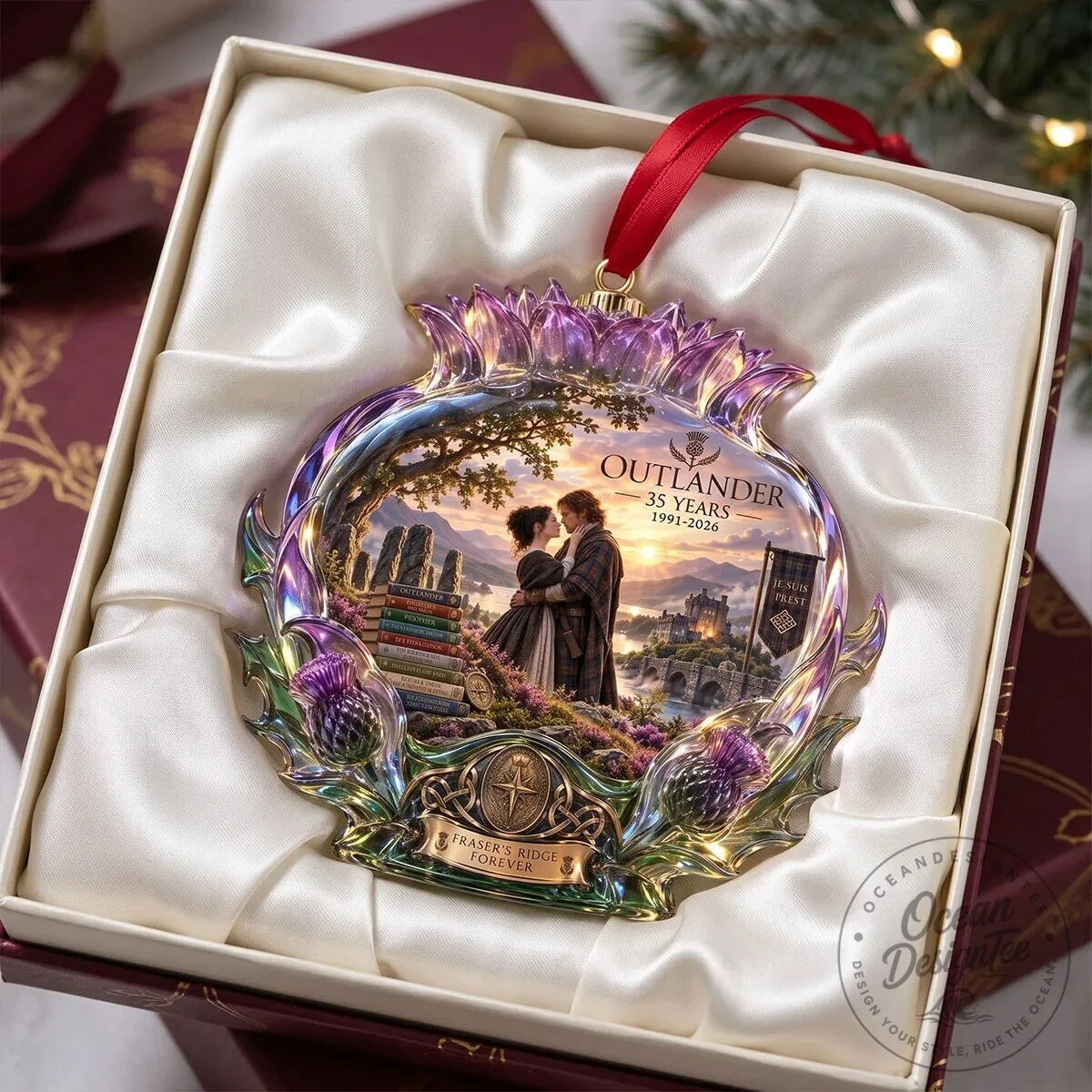 Outlander 35 Years Fraser's Ridge Forever Christmas Ornament 9 Outlander 35 Years Fraser