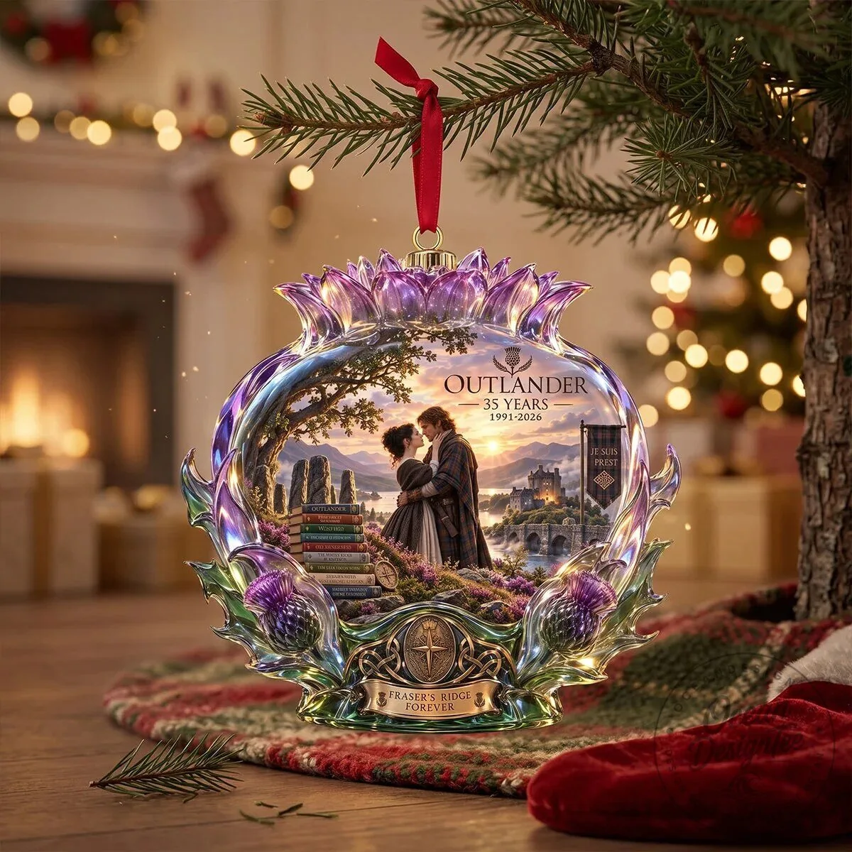 Outlander 35 Years Fraser's Ridge Forever Christmas Ornament 11 Outlander 35 Years Fraser