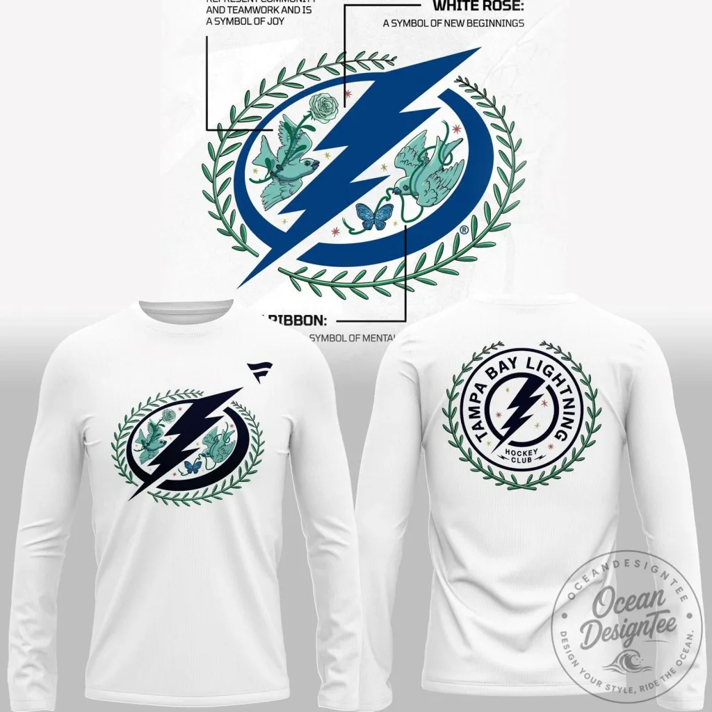 Tampa Bay Lightning Mental Health Shirt Long Sleeve Hockey Club Apparel 48 Tampa Bay Lightning Mental Health Shirt Long Sleeve Hockey Club Apparel
