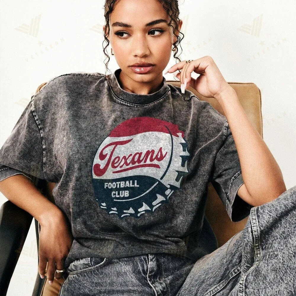 Houston Texans Game Day Apparel Football Club Vintage Style T-Shirt