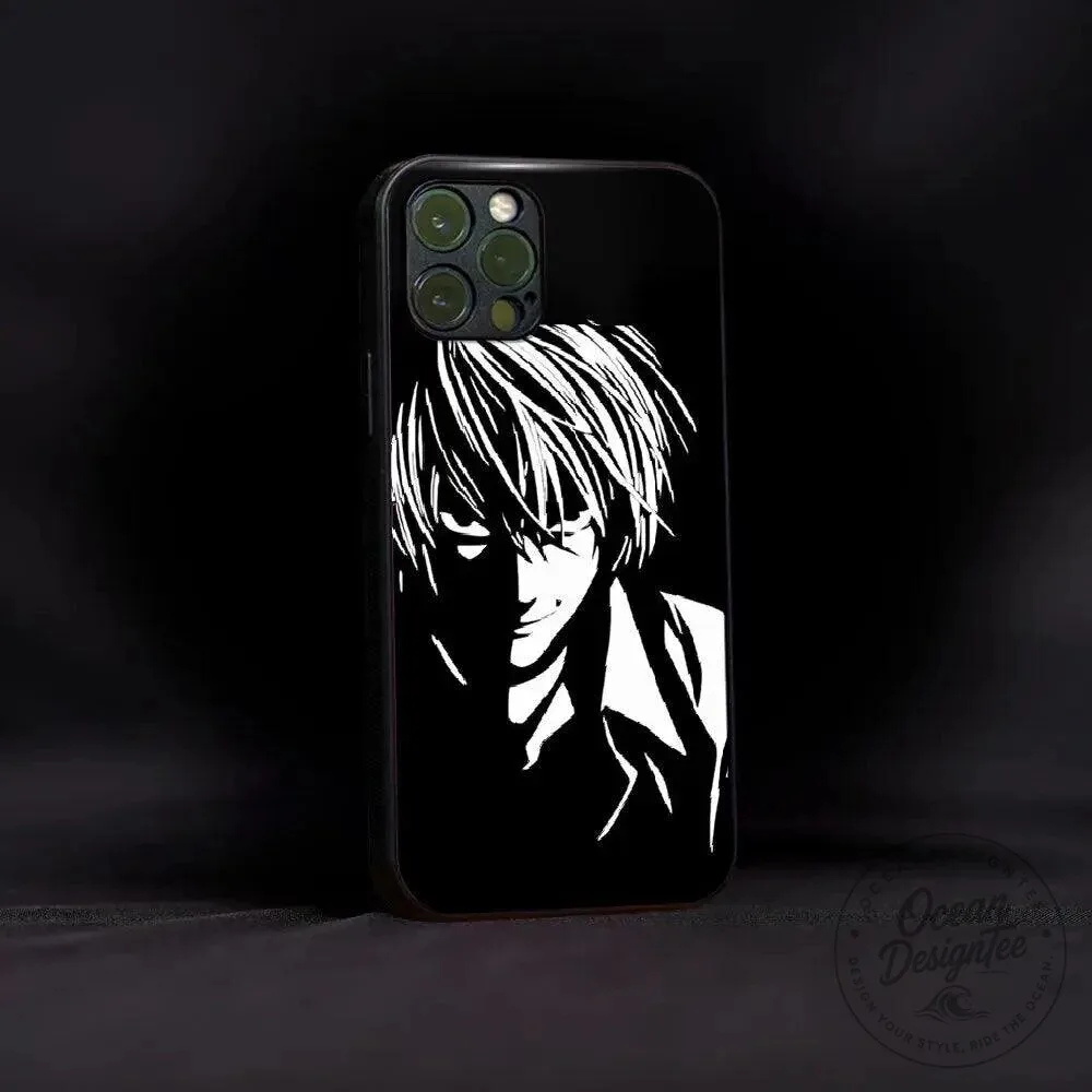 Death Note L Lawliet Black And White Anime Phone Case