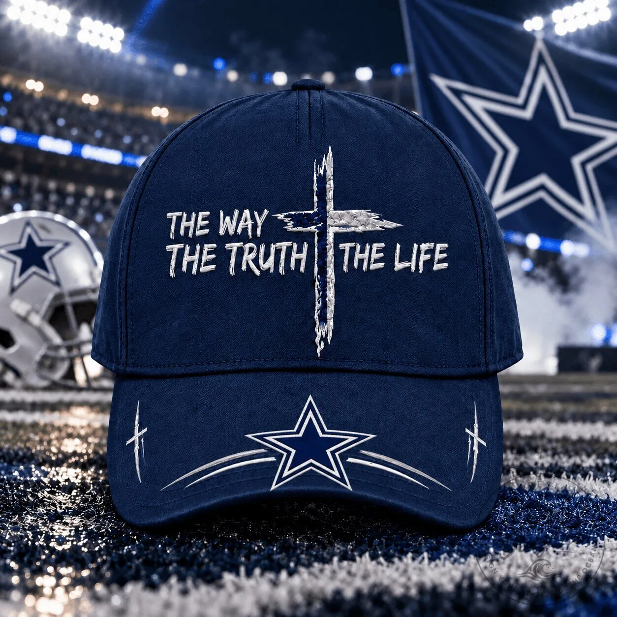 Dallas Cowboys The Way The Truth The Life Faith Baseball Cap