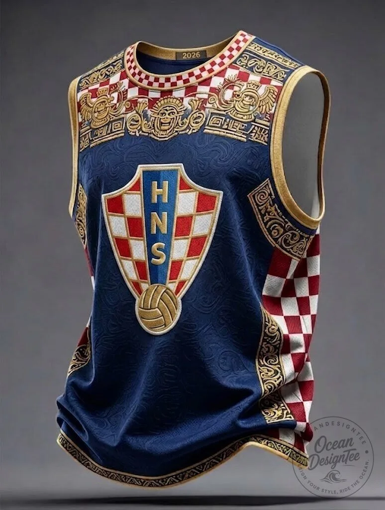 Croatia Football Team HNS Soccer Fan Sleeveless Jersey