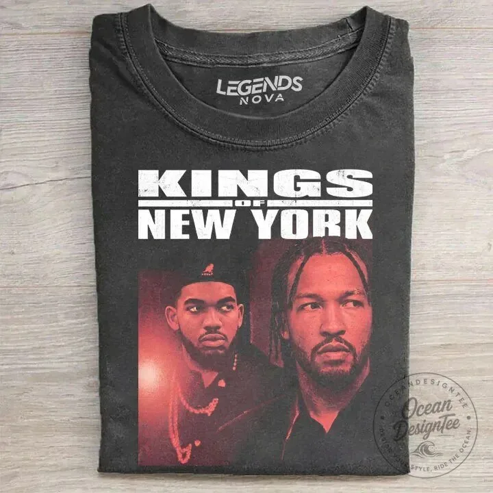 Kings of New York Karl-Anthony Towns Jalen Brunson Basketball T-Shirt