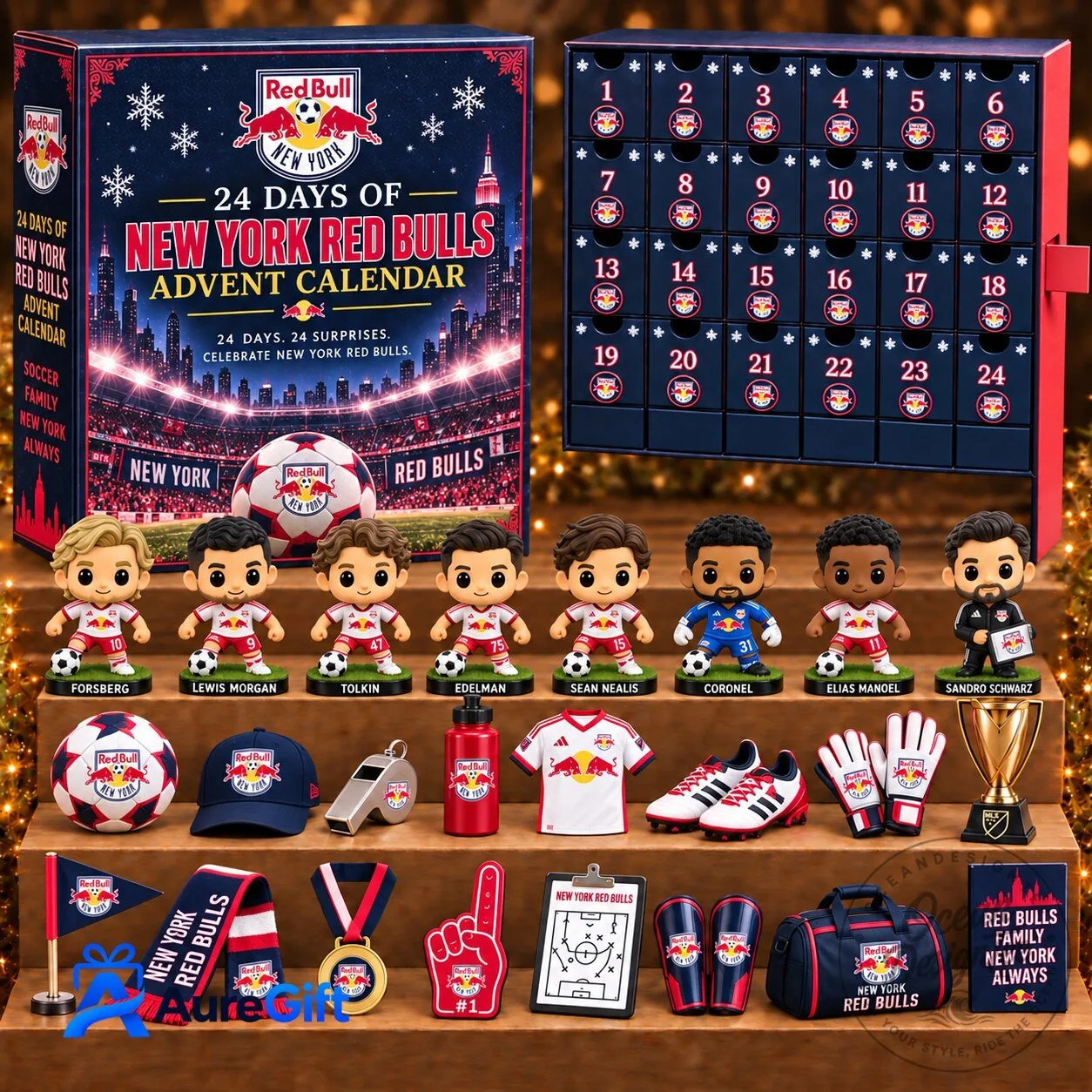 New York Red Bulls 24 Days of Advent Calendar Blind Box with Figurines