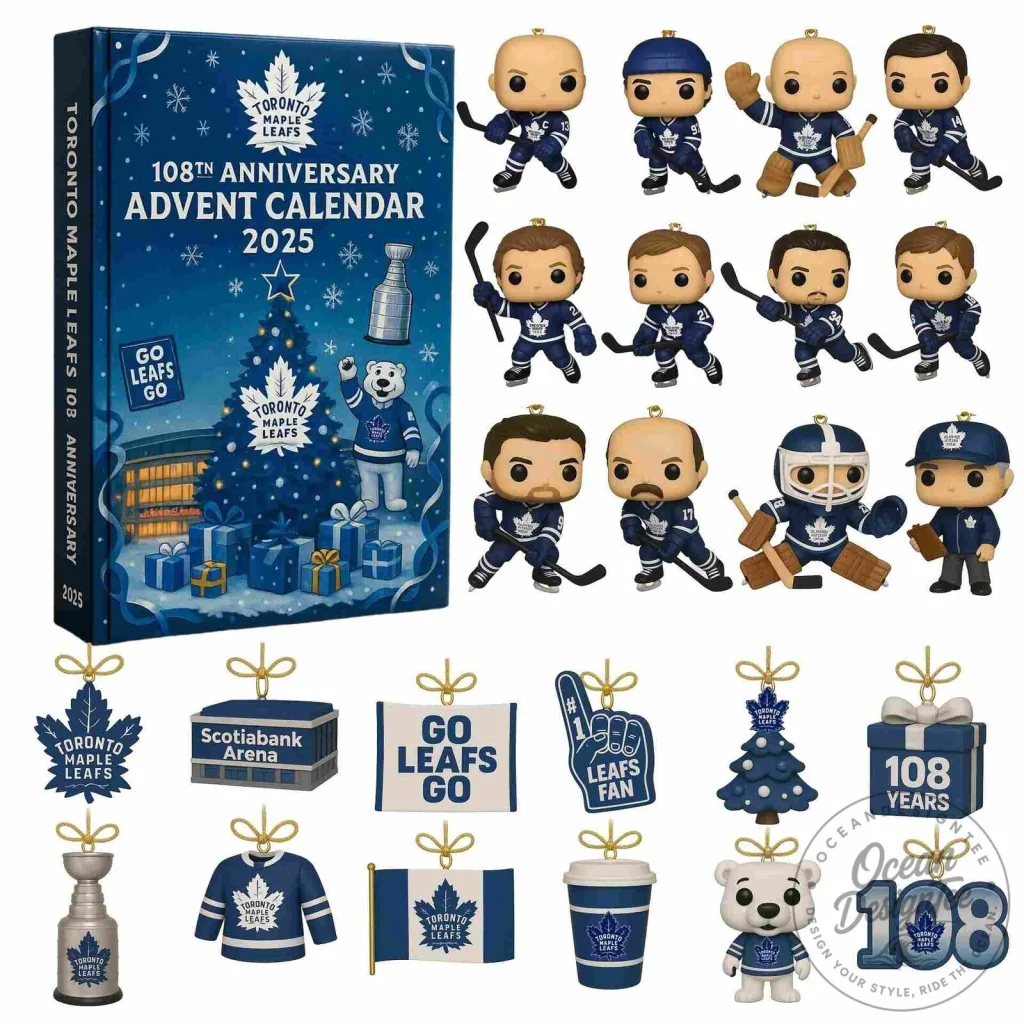 Toronto Maple Leafs 108th Anniversary 2025 Advent Calendar with Funko Pop Figurines Toronto Maple Leafs 108th Anniversary 2025 Advent Calendar with Funko Pop Figurines