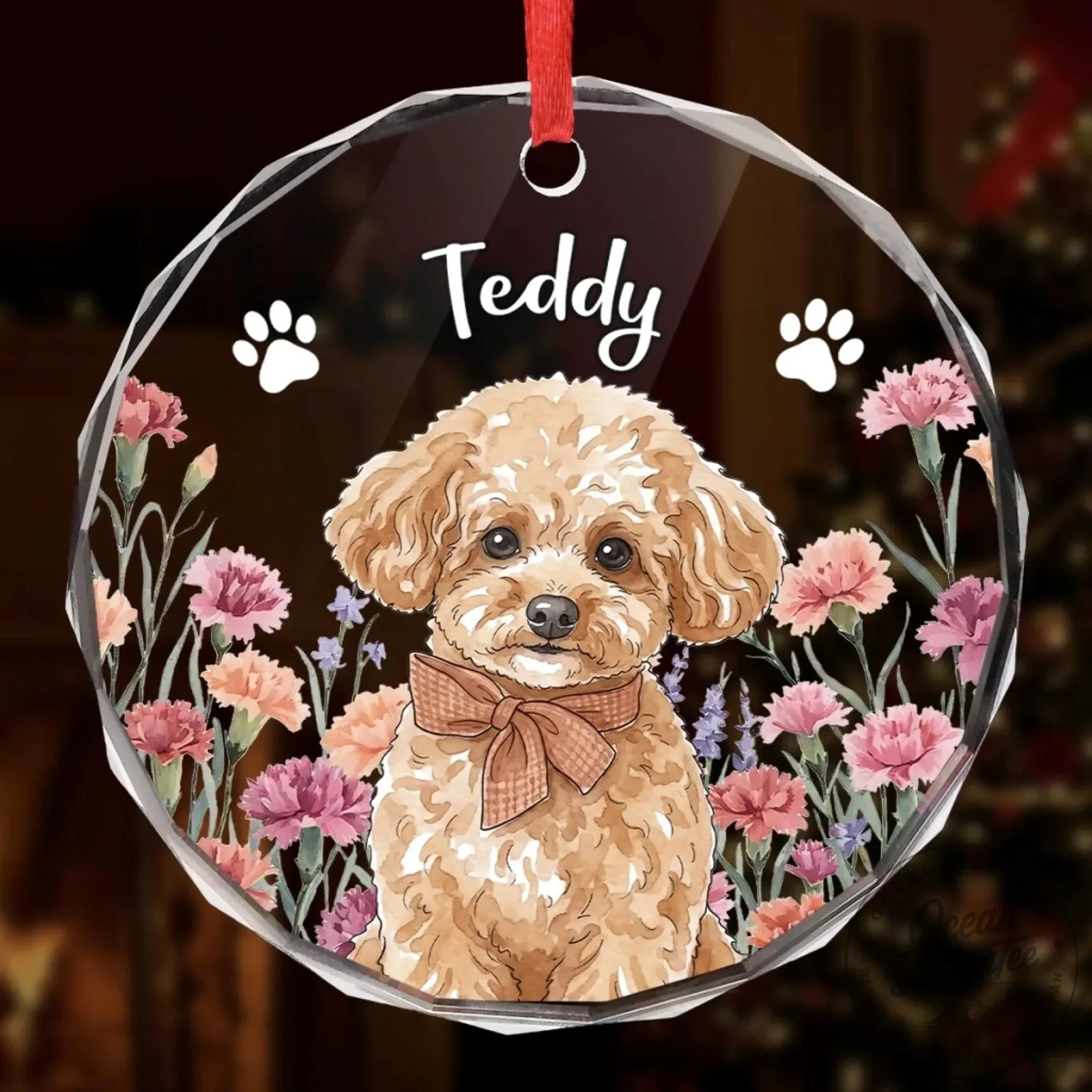 Custom Pet Photo Christmas Gifts Personalized Circle Glass Ornament 12 Custom Pet Photo Christmas Gifts Personalized Circle Glass Ornament