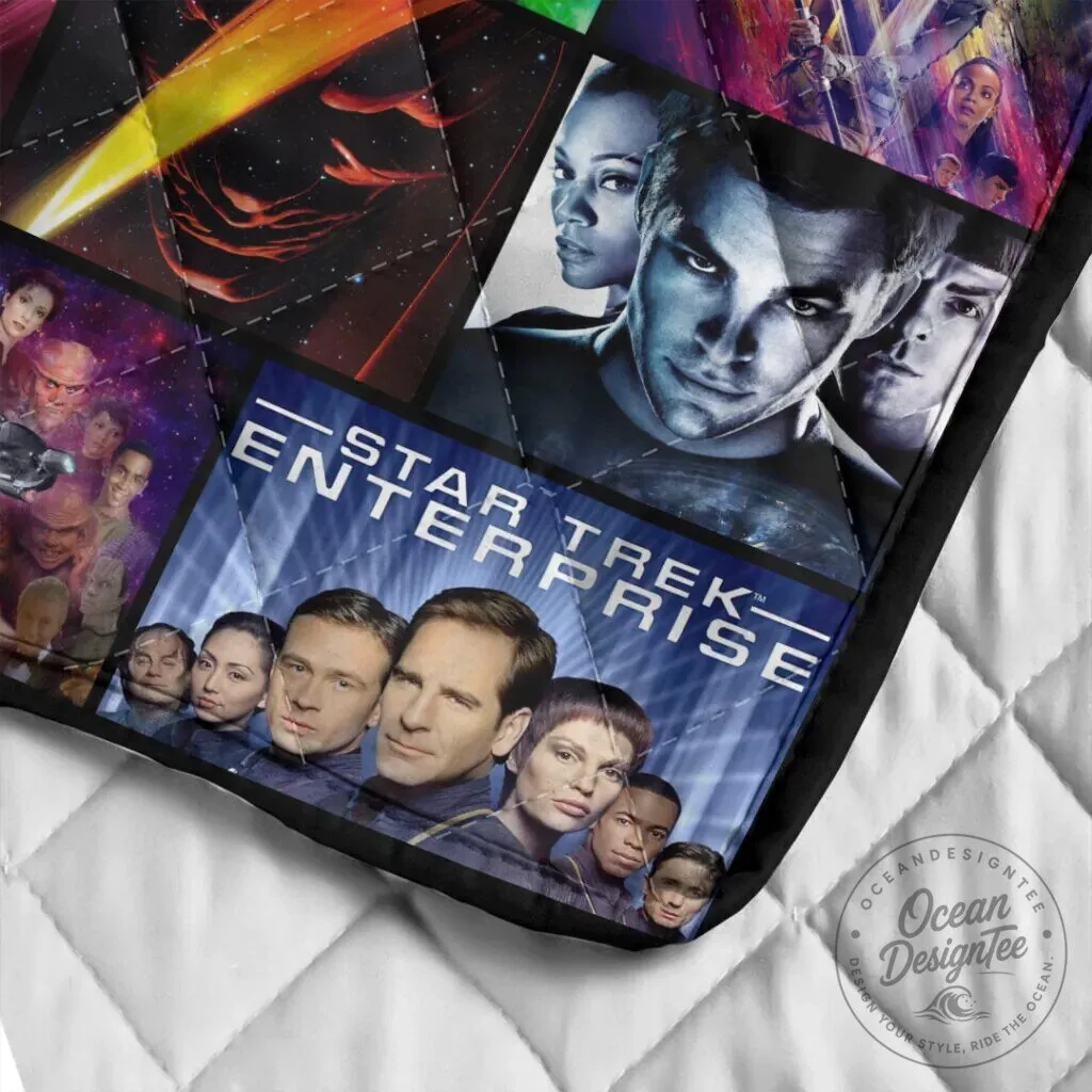 Star Trek 60th Anniversary Boldly Go Where No One Has Gone Before Quilt Blanket 7 Star Trek 60th Anniversary Boldly Go Where No One Has Gone Before Quilt Blanket
