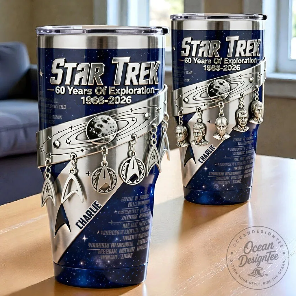 Star Trek 60th Anniversary Stainless Steel Insulated Tumbler Cup