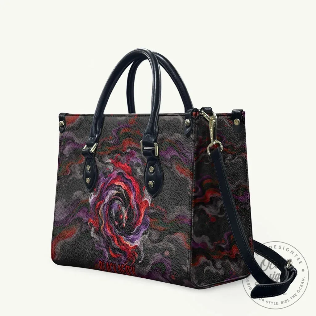 Black Death Plague Doctor The Invisible Killer Dark Gothic Fantasy Leather Bag