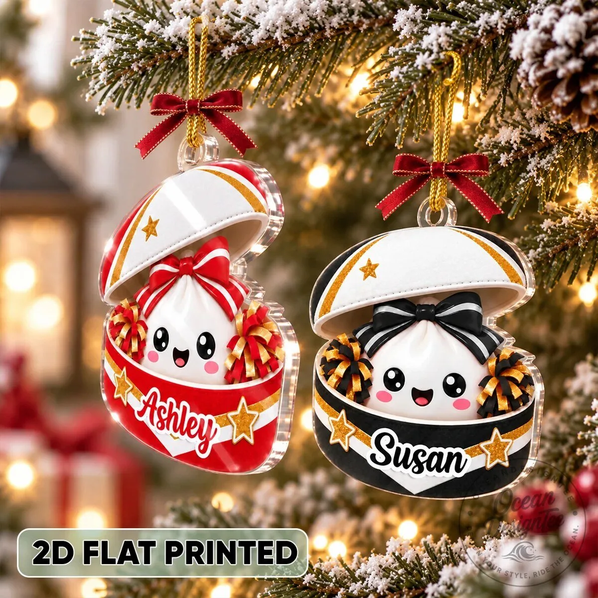 Personalized Gymnastics Dumpling Ornament - Custom Name Christmas Tree Decoration 17 Personalized Gymnastics Dumpling Ornament - Custom Name Christmas Tree Decoration