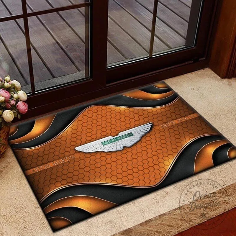 Aston Martin Racing Blue Honeycomb Luxury Welcome Doormat 17 Aston Martin Racing Blue Honeycomb Luxury Welcome Doormat