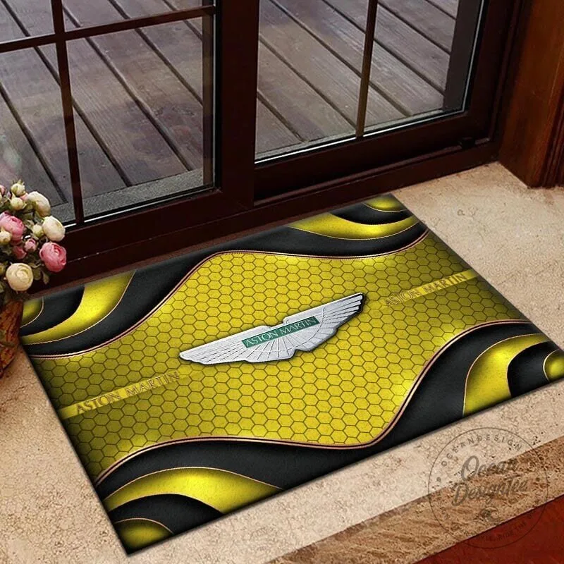 Aston Martin Racing Blue Honeycomb Luxury Welcome Doormat 19 Aston Martin Racing Blue Honeycomb Luxury Welcome Doormat