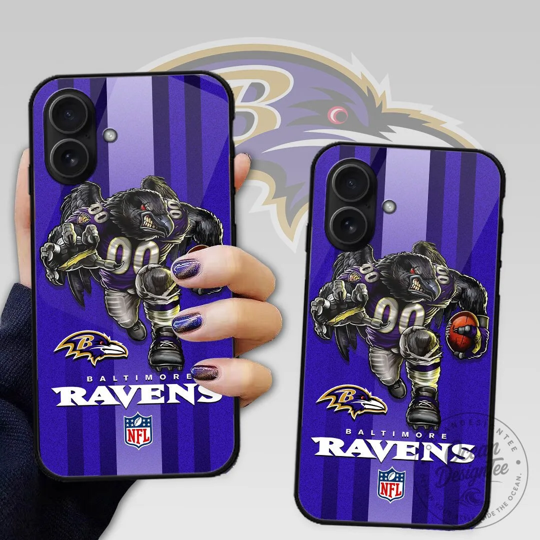 Baltimore Ravens Football Team Mascot NFL Sports Fan Phone Case