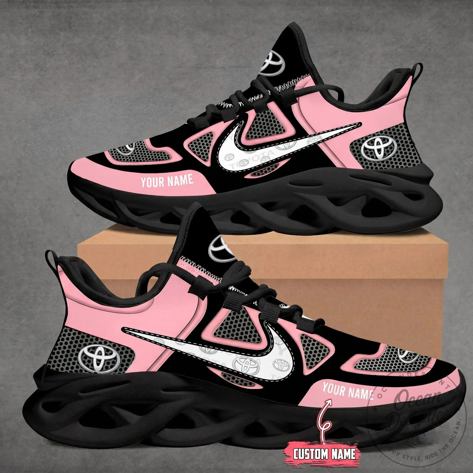 Toyota Custom Name Max Soul Sneakers Running Shoes 20 Toyota Custom Name Max Soul Sneakers Running Shoes