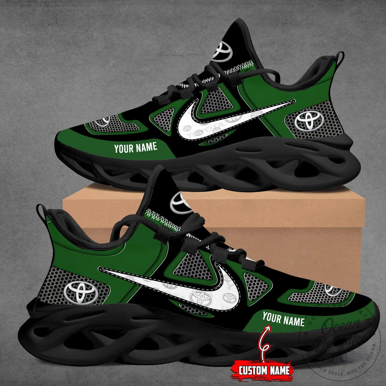 Toyota Custom Name Max Soul Sneakers Running Shoes 21 Toyota Custom Name Max Soul Sneakers Running Shoes