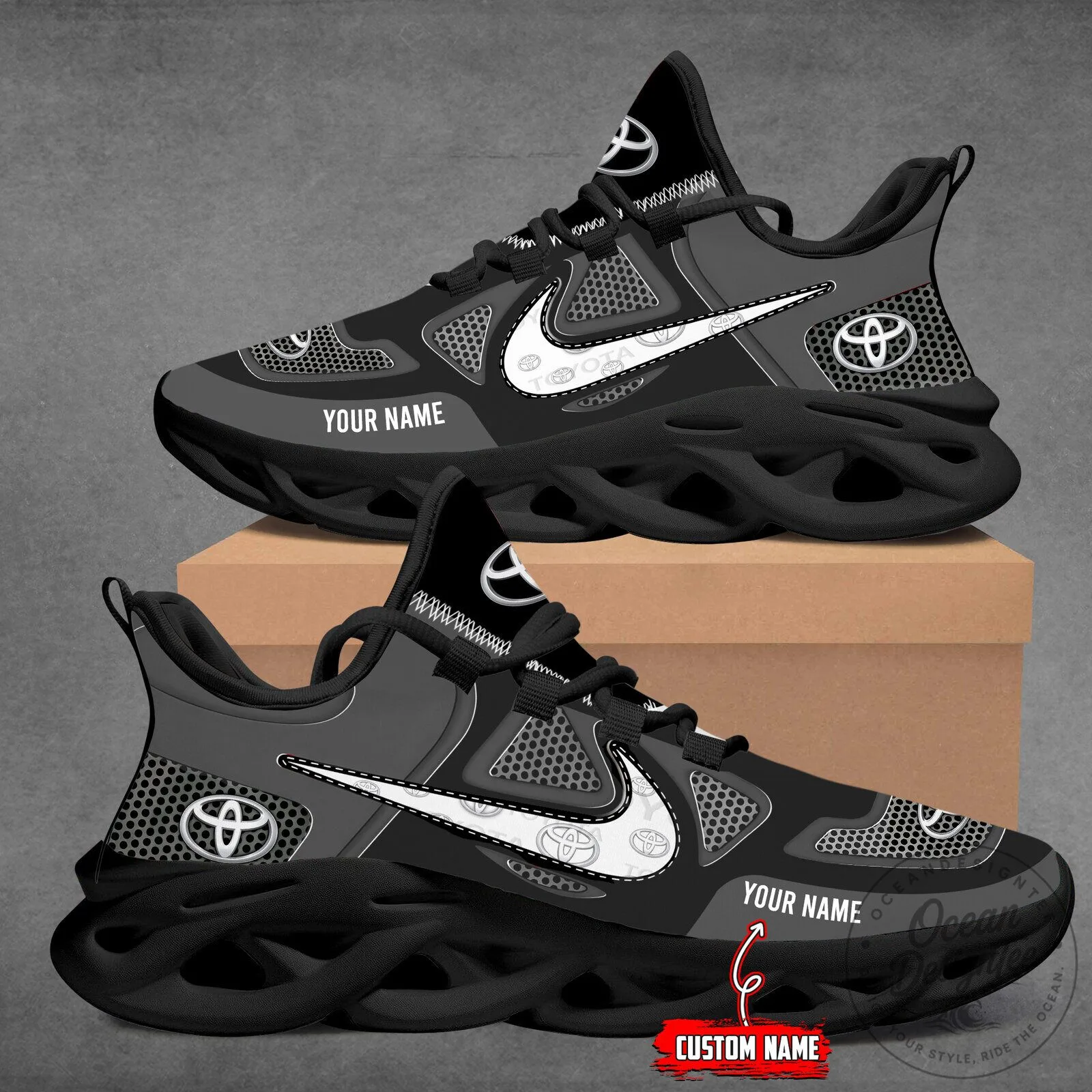 Toyota Custom Name Max Soul Sneakers Running Shoes 22 Toyota Custom Name Max Soul Sneakers Running Shoes
