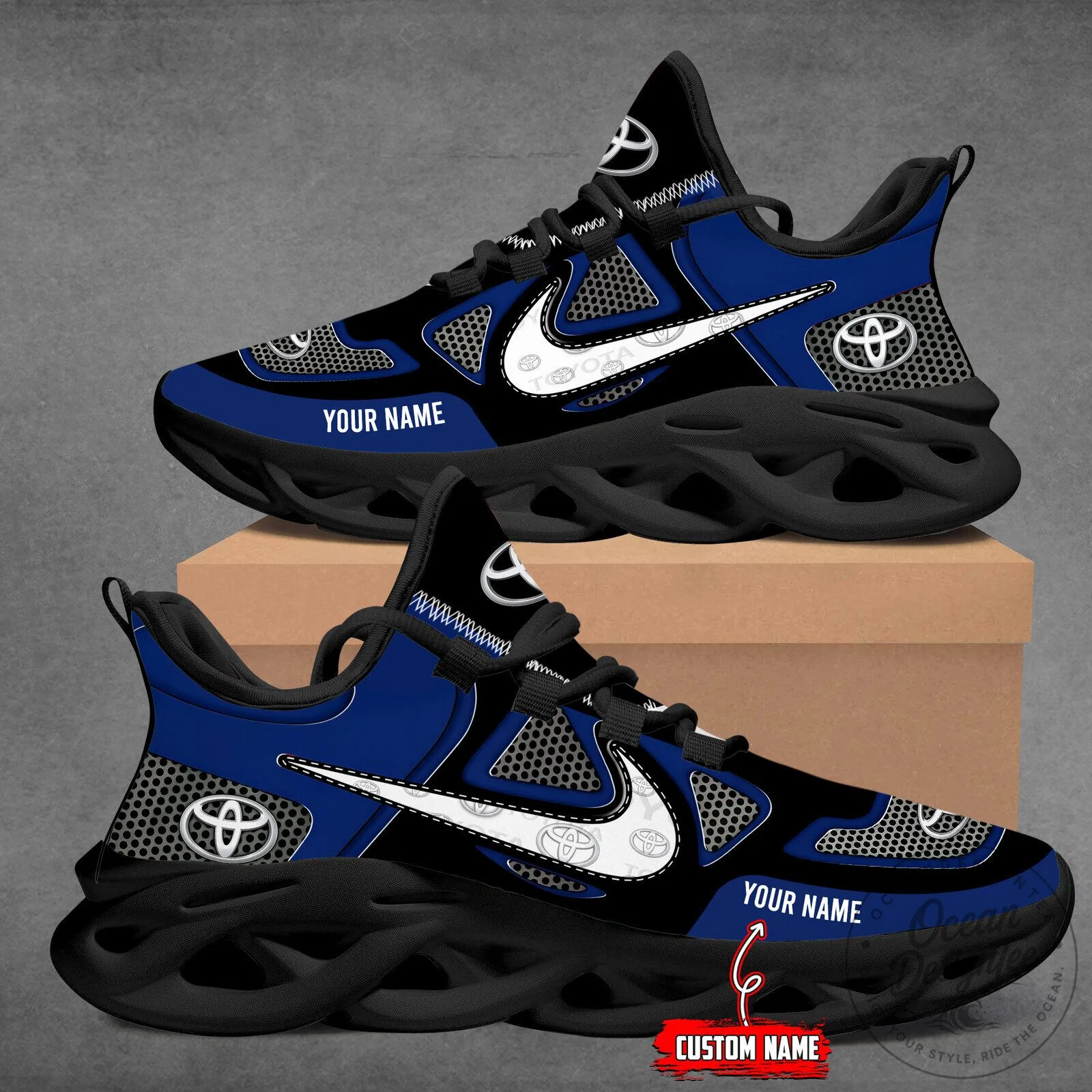 Toyota Custom Name Max Soul Sneakers Running Shoes 23 Toyota Custom Name Max Soul Sneakers Running Shoes