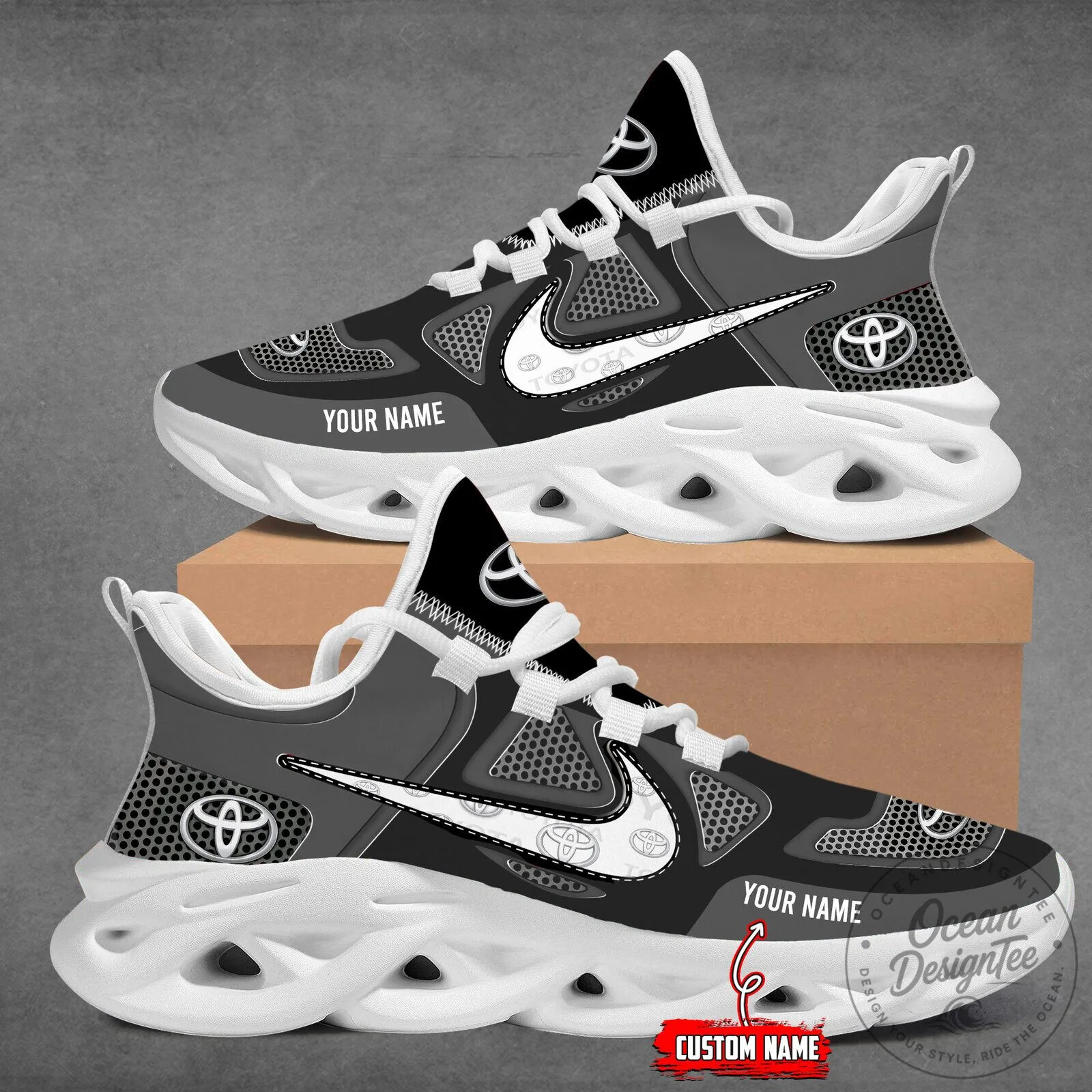 Toyota Custom Name Max Soul Sneakers Running Shoes 26 Toyota Custom Name Max Soul Sneakers Running Shoes