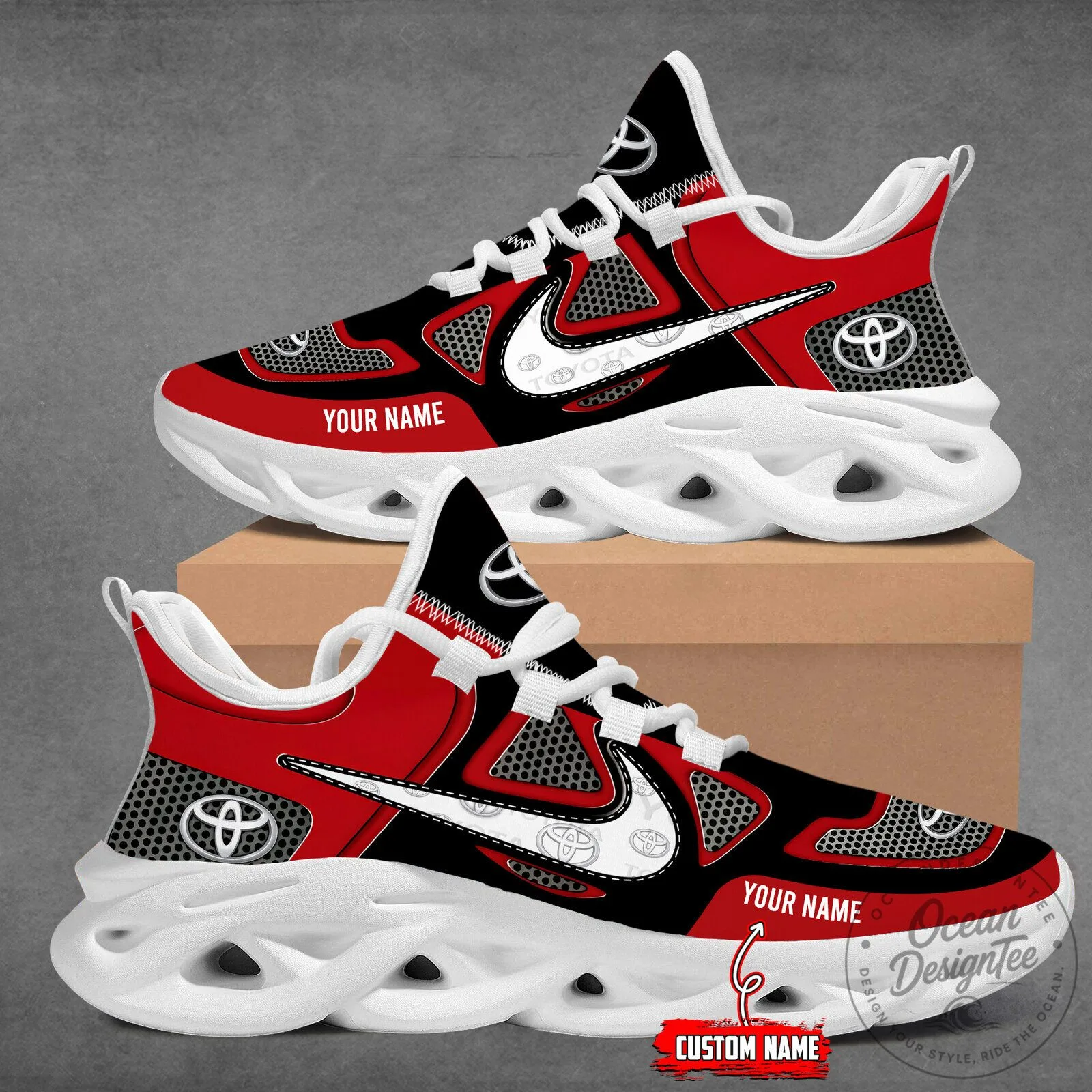 Toyota Custom Name Max Soul Sneakers Running Shoes 27 Toyota Custom Name Max Soul Sneakers Running Shoes