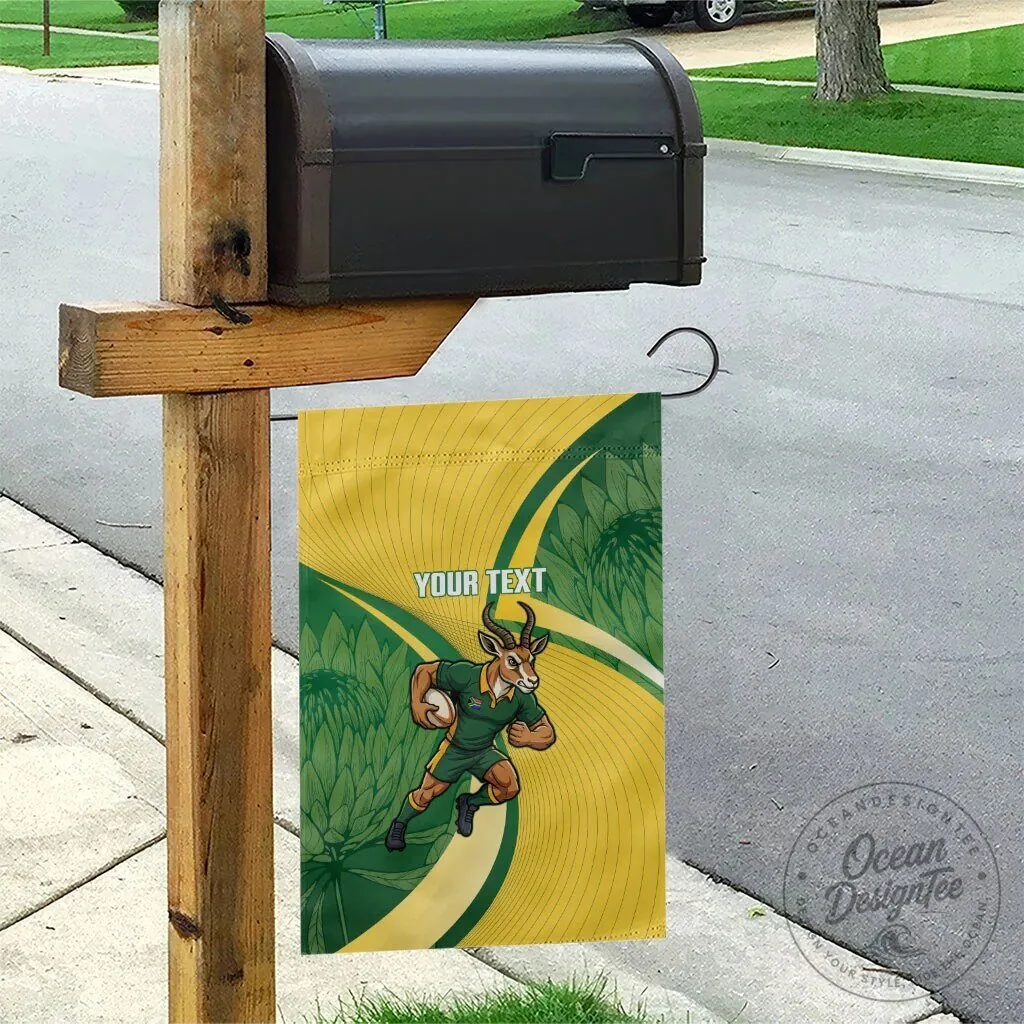 South Africa Rugby Springboks Mascot Custom Garden Flag 11 South Africa Rugby Springboks Mascot Custom Garden Flag