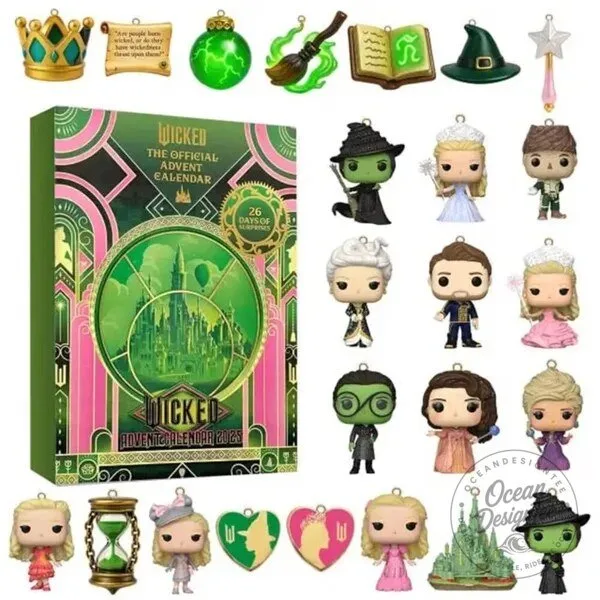 Wicked Musical 2025 Advent Calendar with 26 Days of Surprises