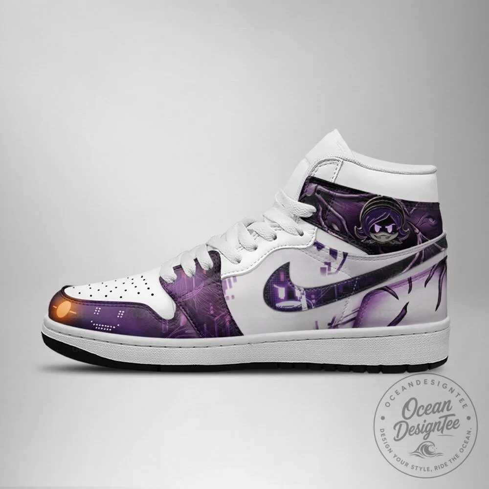 Uzi Doorman Murder Drones Anime Character High Top Sneakers Shoes 9 Uzi Doorman Murder Drones Anime Character High Top Sneakers Shoes