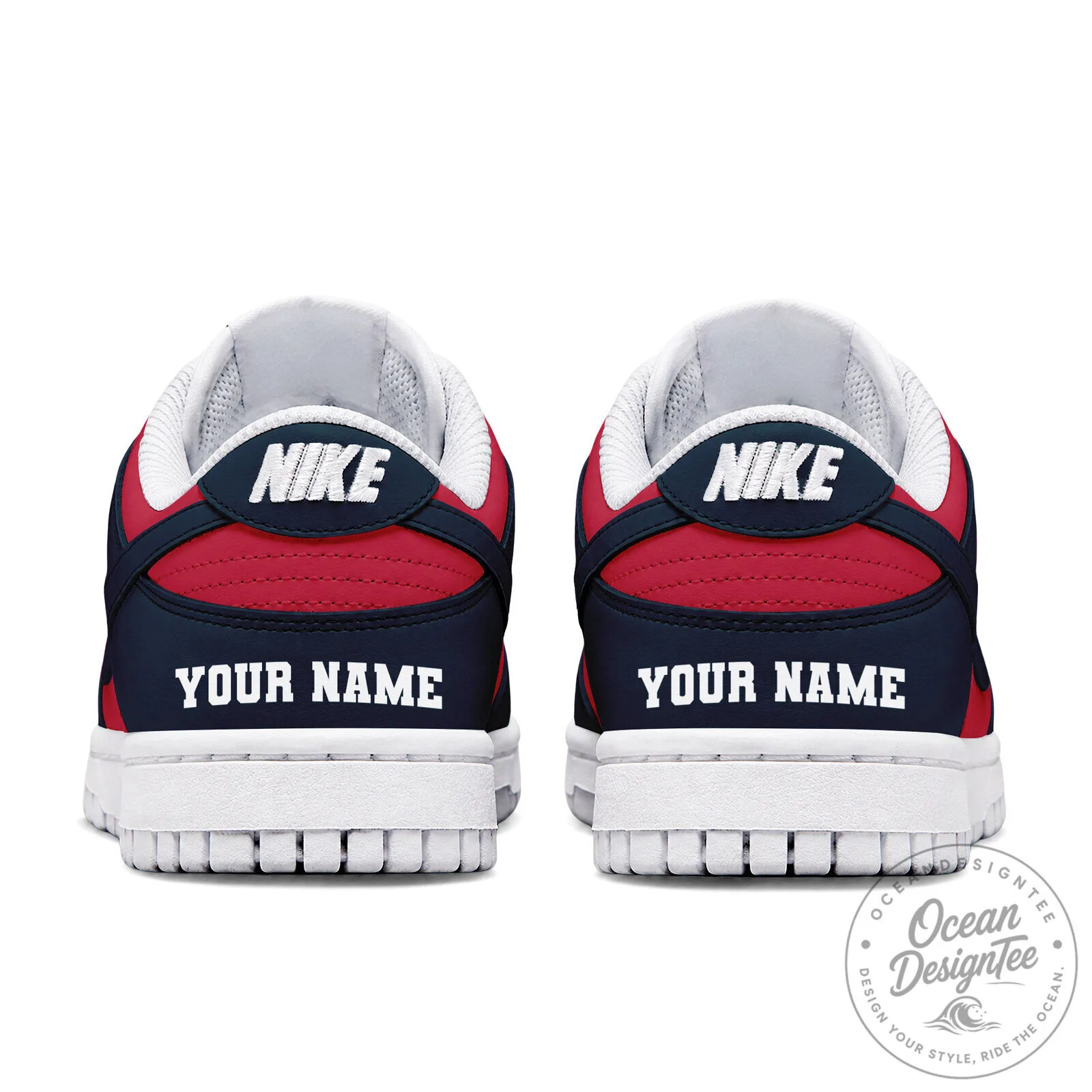 Houston Texans Custom Name National Football League Dunk Low Shoes