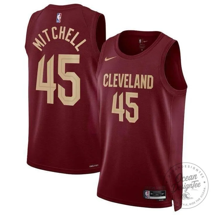 Cleveland Cavaliers Donovan Mitchell Icon Edition Basketball Jersey