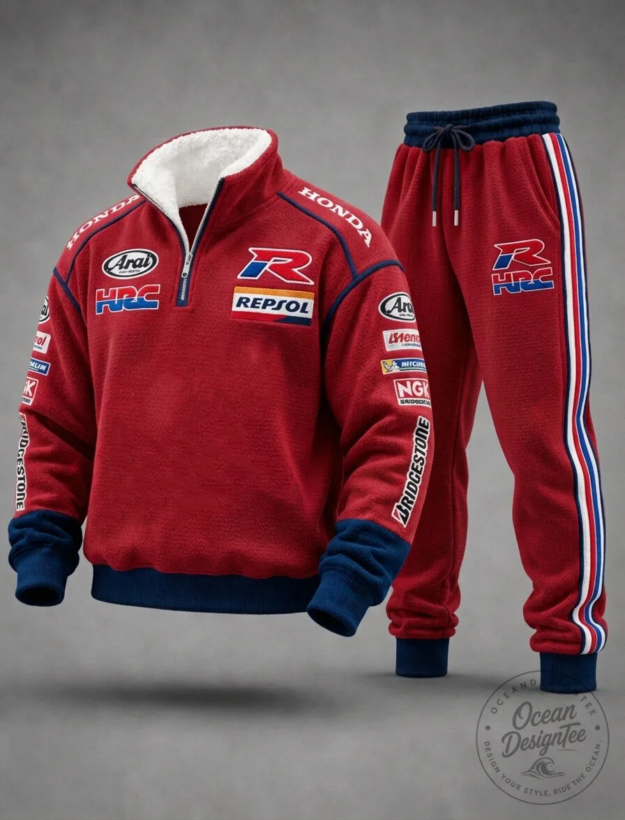 Honda Racing Corporation Repsol Quarter-Zip Pullover Sweatshirt