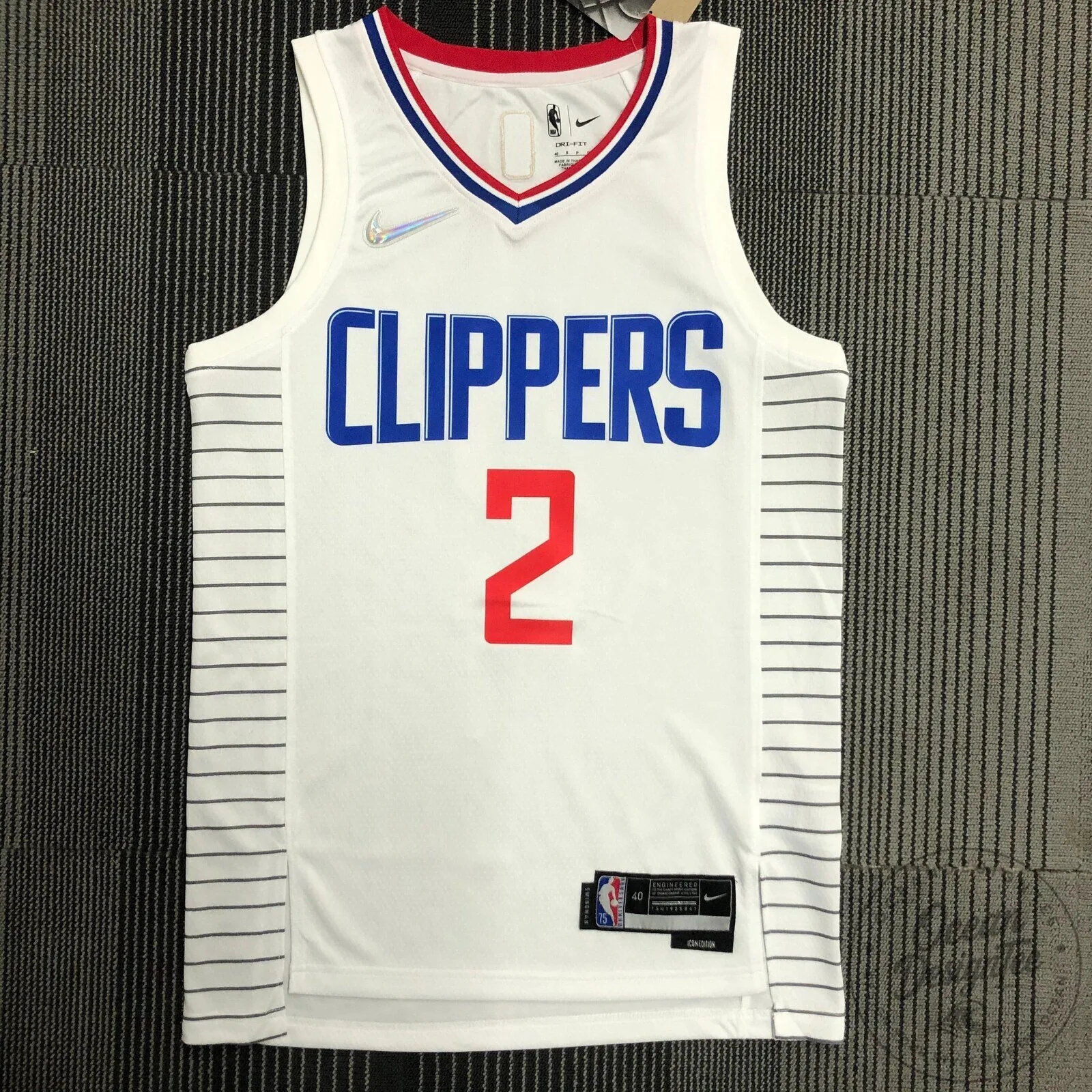Los Angeles Clippers Association Edition Diamond 75th Anniversary Basketball Jersey