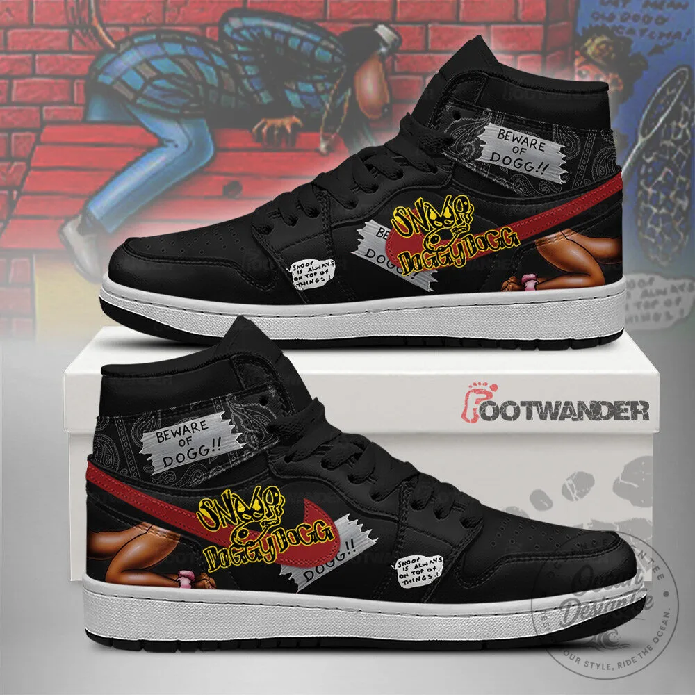 Snoop Dogg Doggystyle Album Art Black High Top Sneakers
