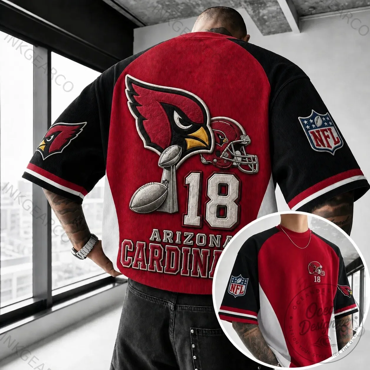 Arizona Cardinals NFL Football Team Super Bowl Champions Short Sleeve T-Shirt
