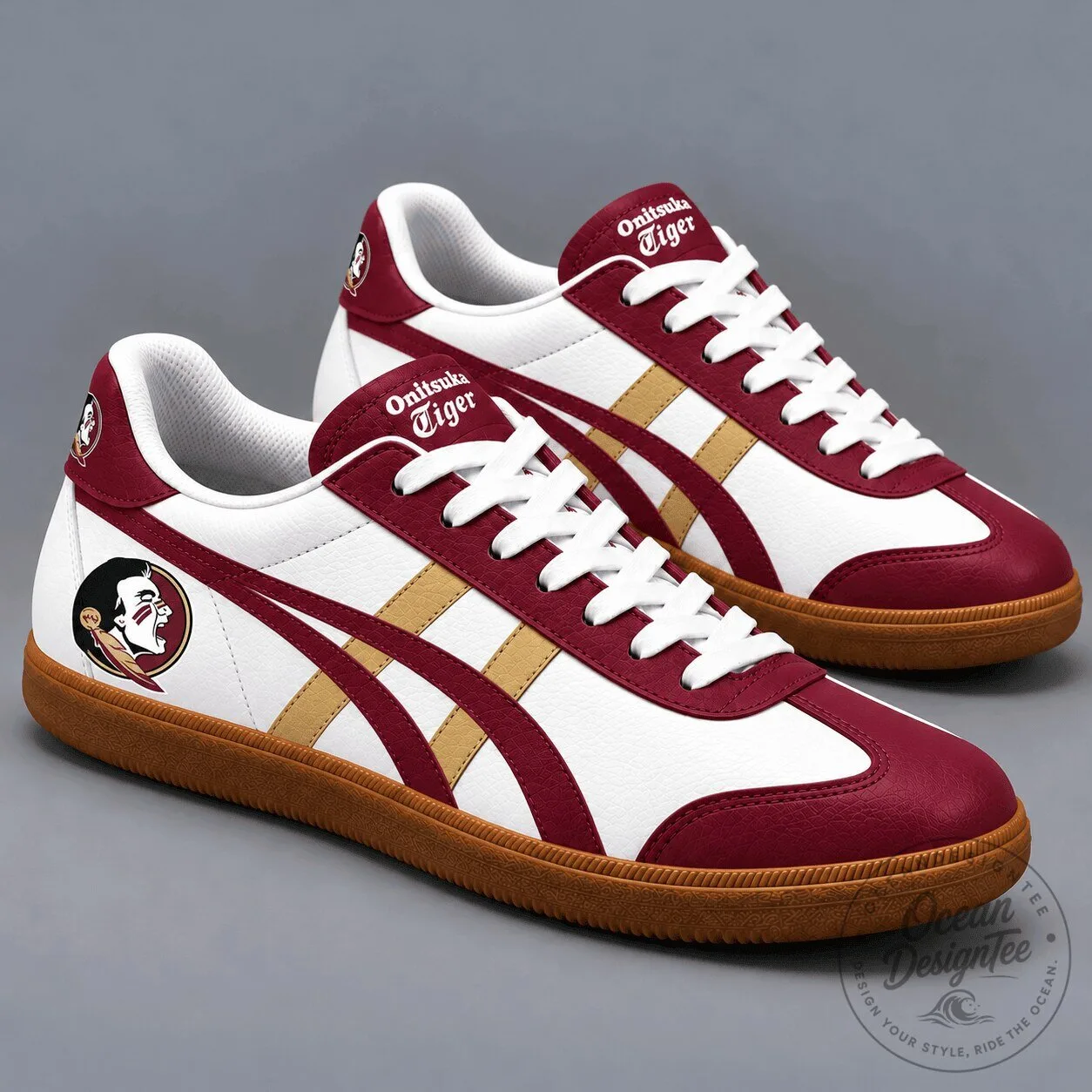 Florida State Seminoles Custom Onitsuka Tiger Shoes NCAA Team Fan Footwear