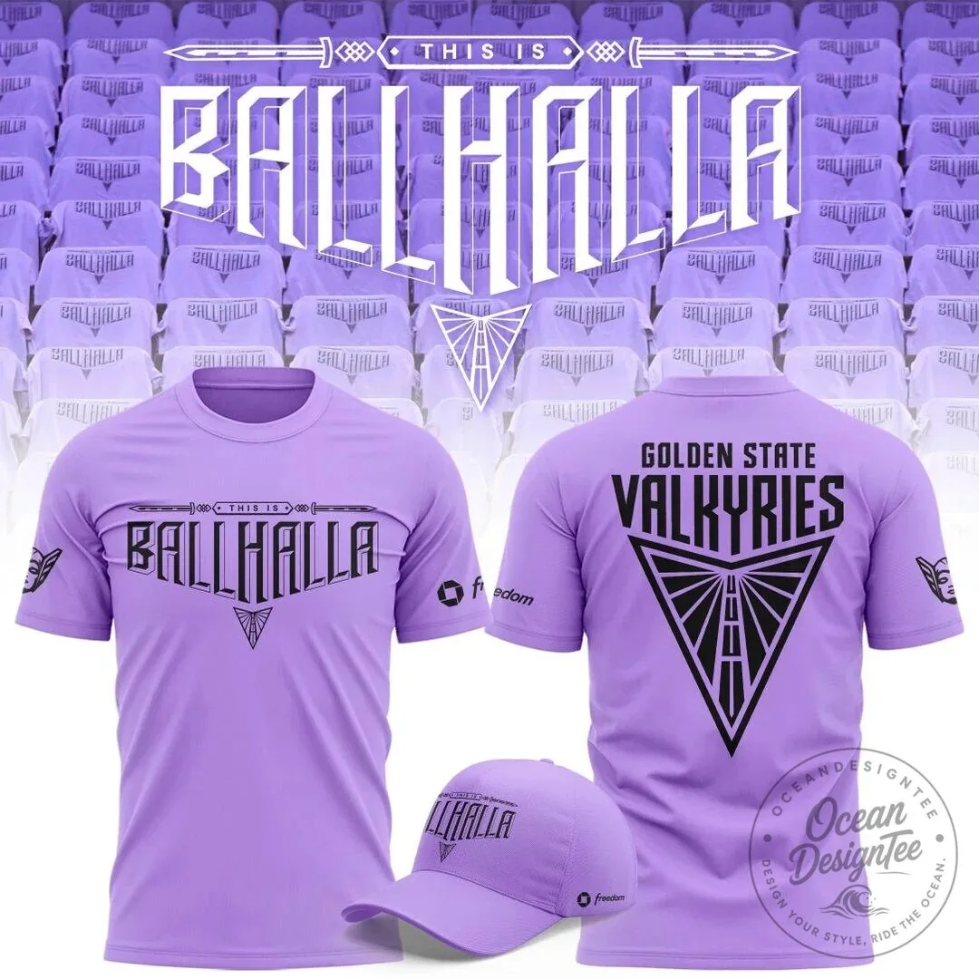 Golden State Valkyries Ballhalla Loud Graphic T-Shirt