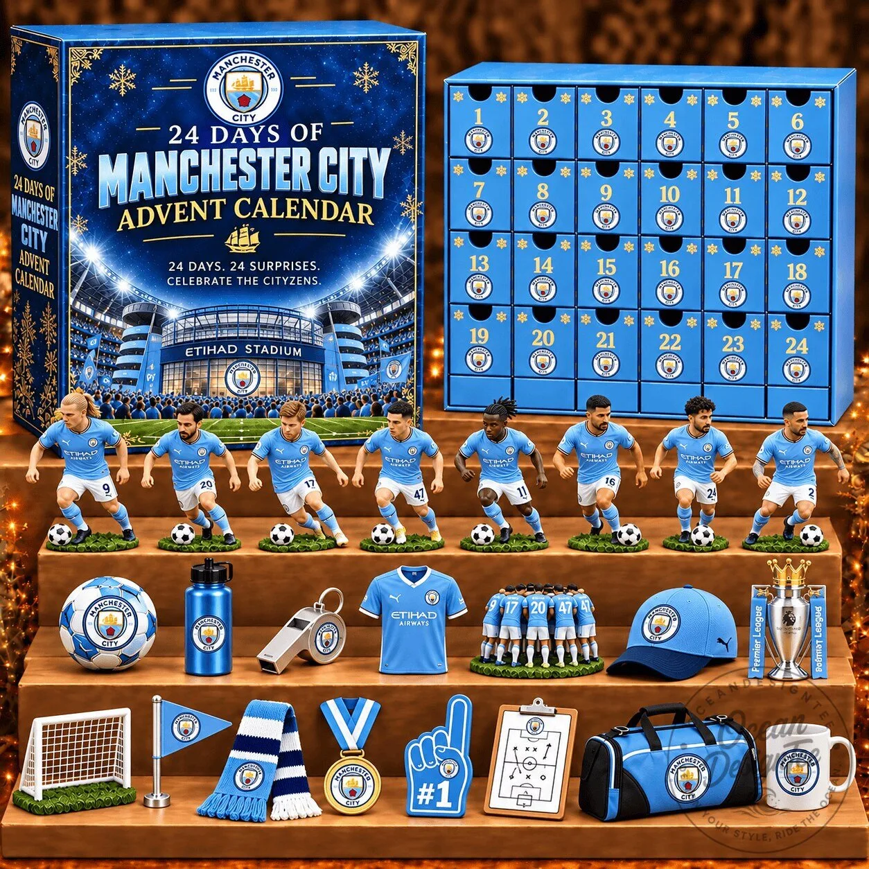 Manchester City Football Club 24 Days of Surprises Advent Calendar 2026