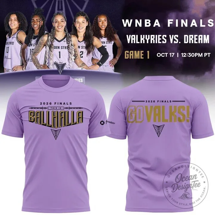 Golden State Valkyries 2026 WNBA Finals Ballhalla Game 1 T-Shirt