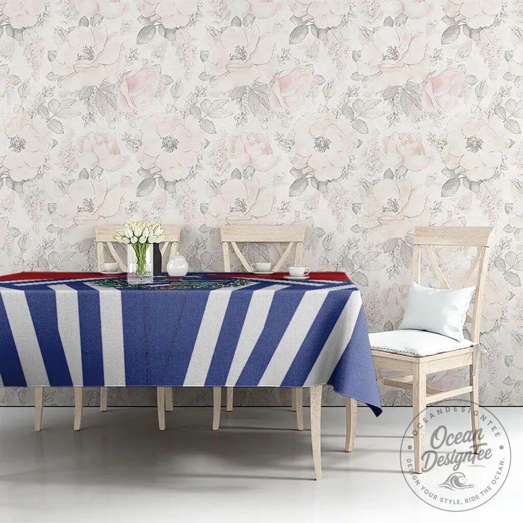 Cuban Flag Coat of Arms Patriotic Tablecloth 13 Cuban Flag Coat of Arms Patriotic Tablecloth