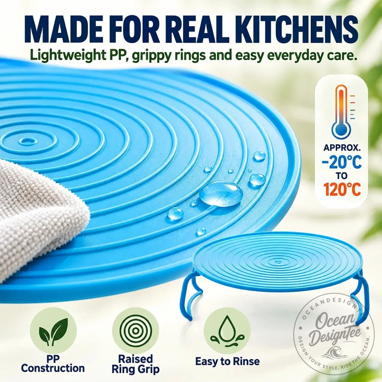 Microwave Plate Stacker and Heat-Resistant Trivet for Double Space 12 Microwave Plate Stacker and Heat-Resistant Trivet for Double Space